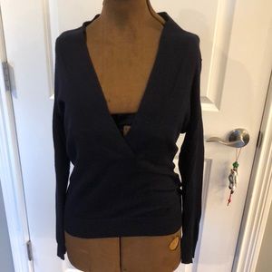 J. Crew navy wool XS sweater